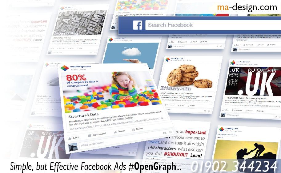 Our most recent Facebook OpenGraph Advert